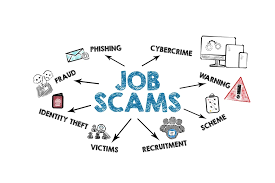 Fraudulent job postings detection visualization